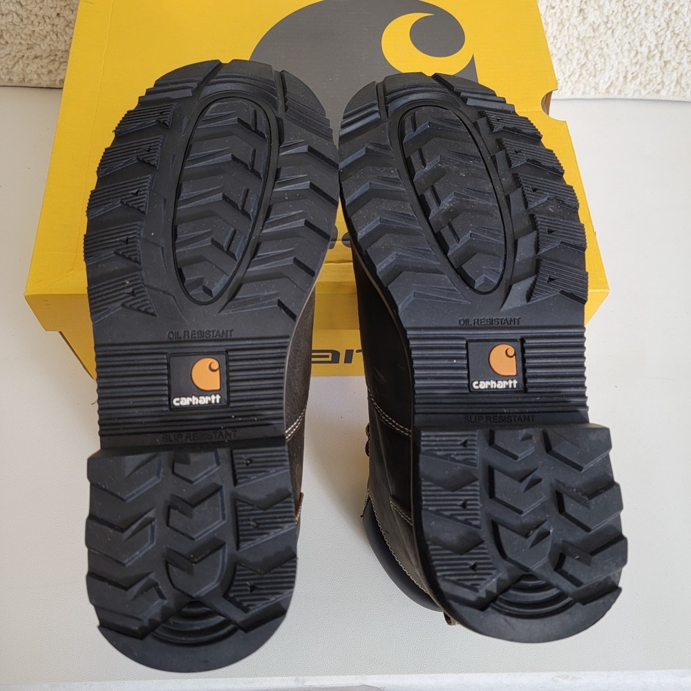 Carhartt Boots Frontier Women's 6" Leather Safety Toe, Water Resistant Size 10 - Picture 15 of 16